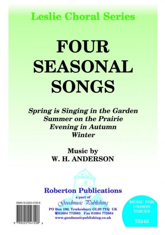 Anderson: Four Seasonal Songs published by Roberton