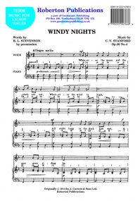 Stanford: Windy Nights published by Roberton