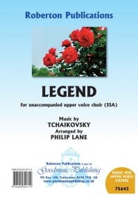 Tchaikovsky: Legend SSA published by Roberton