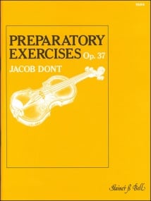 Dont: Exercises Opus 37 for Violin published by Stainer & Bell