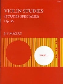 Mazas: Etudes Speciales Opus 36 Book 1 for Violin published by Stainer & Bell