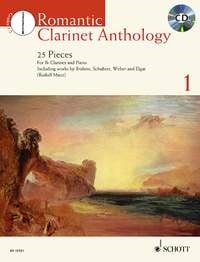 Romantic Clarinet Anthology 1 published by Schott (Book & CD)