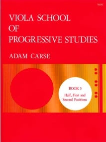 Carse: Viola School of Progressive Studies 3 published by Stainer & Bell