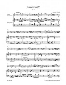 Vivaldi: La Stravaganza Opus 4 Volume I for Violin published by Barenreiter