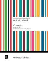 Vivaldi: Concerto Opus 3/6 RV356 for Alto Saxophone published by Universal