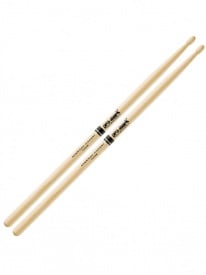 Promark: Classic Hickory 5A Wood Tip Drumsticks