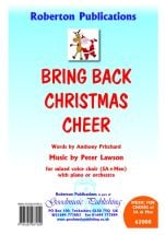 Lawson: Bring Back Christmas Cheer SA/Men published by Roberton