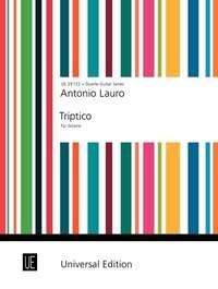 Lauro: Triptico for Guitar published by Universal Edition
