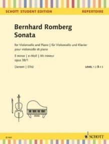 Romberg: Sonata in E Minor for Cello published by Schott
