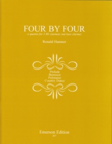Hanmer: Four by Four for Clarinets published by Emerson