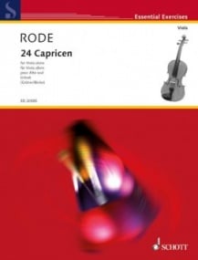 Rode: 24 Caprices for Viola published by Schott