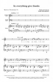 In everything give thanks SATB by Hallquist published by OUP