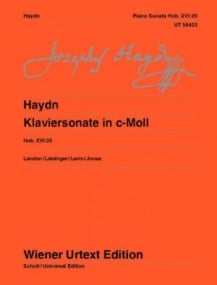 Haydn: Sonata HOB XVI:20 in C Minor for Piano published by Wiener Urtext