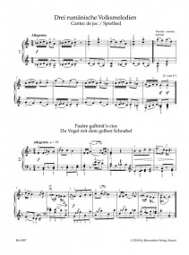 Bartk: Easy Piano Pieces and Dances for Piano published by Barenreiter