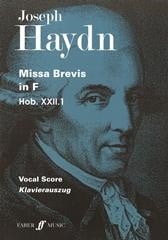 Haydn: Missa brevis in F major (Hob XXII:1) published by Faber - Vocal Score
