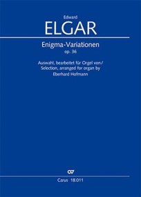 Elgar: Enigma Variations Opus 36 for Organ published by Carus