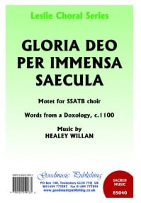 Willan: Gloria Deo Per Immensa Saecula SSATB published by Goodmusic
