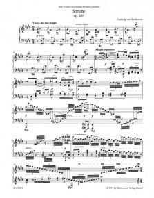 Beethoven: Sonata in E Opus 109 for Piano published by Barenreiter