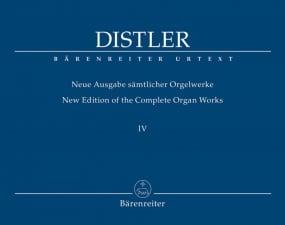 Distler: Complete Organ Works Volume 4 published by Barenreiter