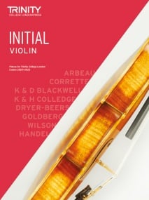 Trinity Violin Exam Pieces - Initial Grade from 2020 (Score & Part)