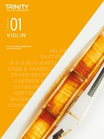Trinity Violin Exam Pieces - Grade 1 from 2020 (Score & Part)