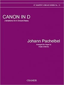 Pachelbel: Canon in D for Organ published by Cramer
