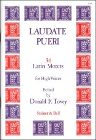 Laudate Pueri - 34 Latin Motets for High Voices published by Stainer & Bell