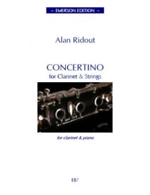 Ridout: Concertino for Clarinet published by Emerson
