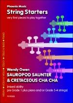 String Starters : Sauropod Saunter & Cretaceous Cha-Cha for Flexible String Ensemble published by Phoenix