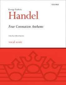 Handel: Four Coronation Anthems published by OUP - Vocal Score