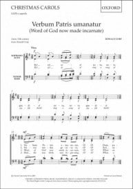 Corp: Verbum Patris umanatur (Word of God now made incarnate) SATB published by OUP