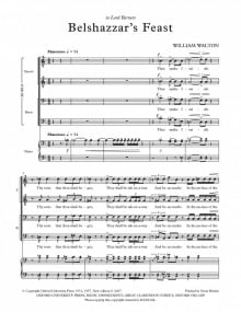 Walton: Belshazzar's Feast published by OUP - Vocal Score