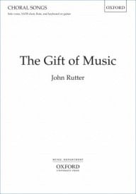 Rutter: The Gift of Music SATB published by OUP