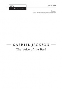 Jackson: The Voice of the Bard SATB published by OUP