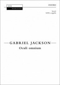 Jackson: Oculi omnium SATB published by OUP