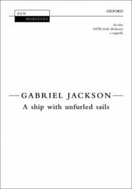 Jackson: A ship with unfurled sails SATB published by OUP