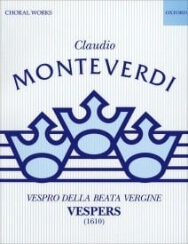Monteverdi: Vespers published by OUP - Vocal Score