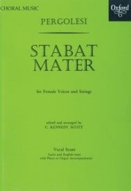 Pergolesi: Stabat Mater published by OUP - Vocal Score