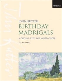 Rutter: Birthday Madrigals published by OUP - Vocal Score