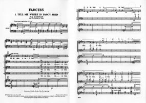 Rutter: Fancies published by OUP - Vocal Score