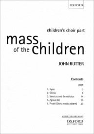 Rutter: Mass of the Children published by OUP - Children's Part