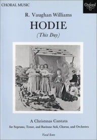 Vaughan Williams: Hodie (This Day) published by OUP - Vocal Score