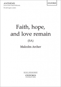 Archer: Faith, hope, and love remain published by OUP