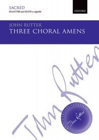 Rutter: Three Choral Amens SSAATTBB published by OUP