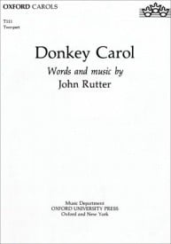 Rutter: Donkey Carol SA published by OUP