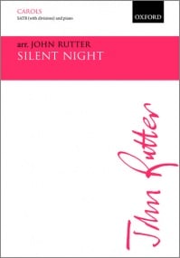 Rutter: Silent night SATB & Piano published by OUP