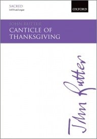 Rutter: Canticle of Thanksgiving SATB published by OUP