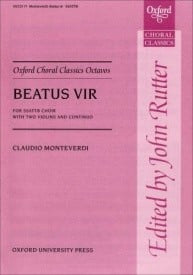 Monteverdi: Beatus vir SSATTB published by OUP