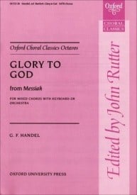 Handel: Glory to God from Messiah SATB published by OUP