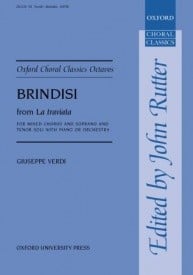 Verdi: Brindisi from La traviata SATB published by OUP